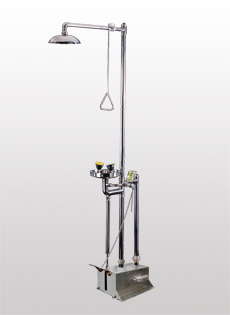 防凍小踏板復合式洗眼器BH30-5012A